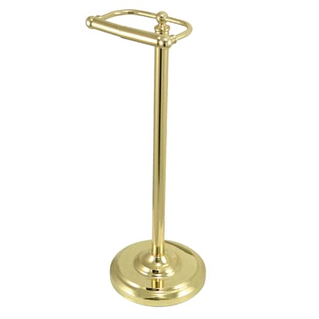 Kingston Brass Vintage Freestanding Toilet Paper Holder, Polished Brass CC2002